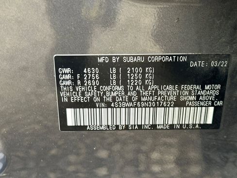 Used 2022 Subaru Legacy Premium AWD/4WD image 24