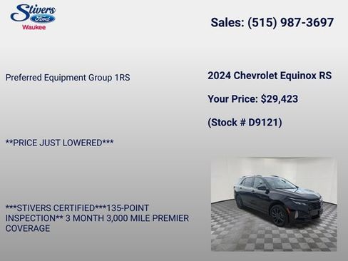 Used 2024 Chevrolet Equinox RS AWD/4WD image 8