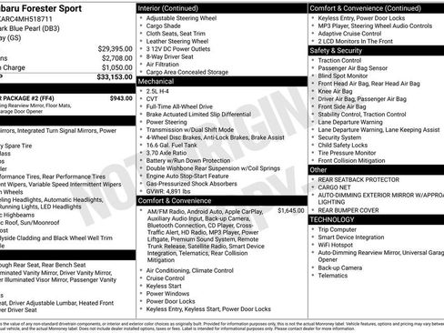 Used 2021 Subaru Forester Sport w/ Popular Package #2 image 25