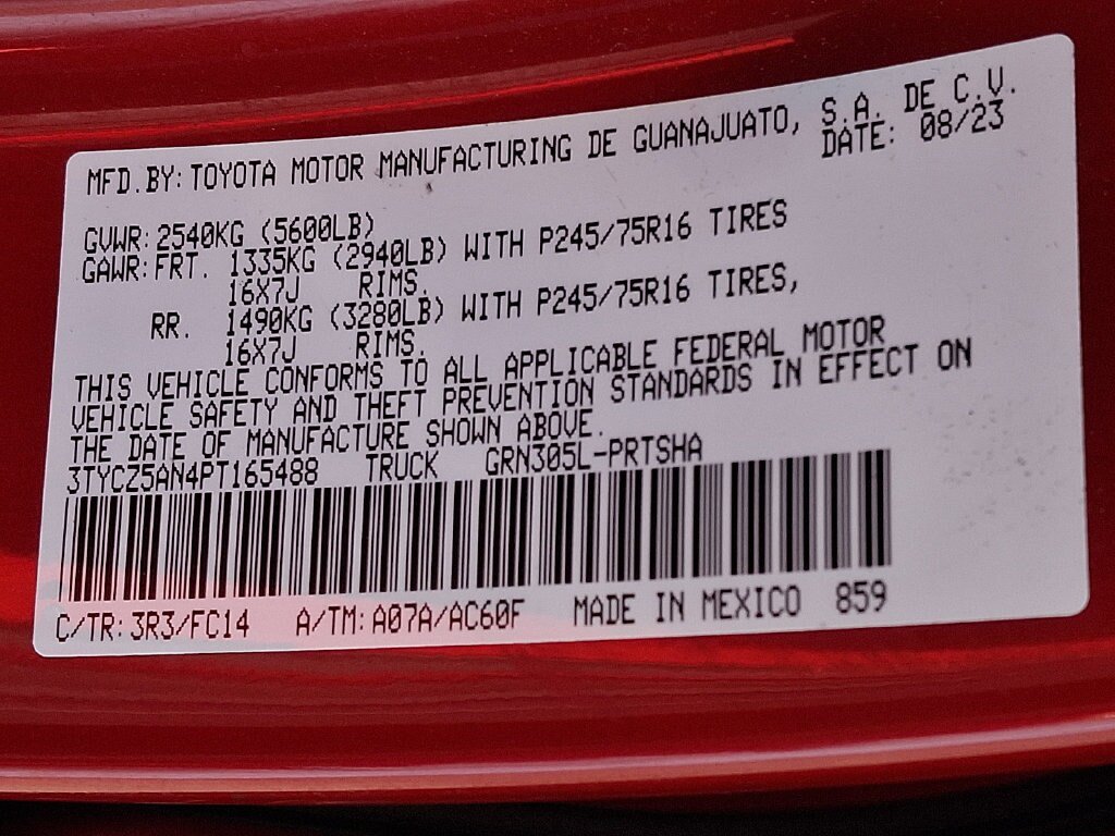 Used 2023 Toyota Tacoma SR5 w/ SX Package AWD/4WD image 26