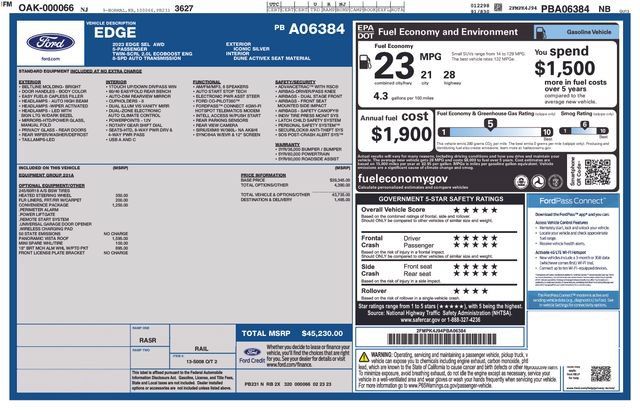 Used 2023 Ford Edge SEL AWD/4WD image 3