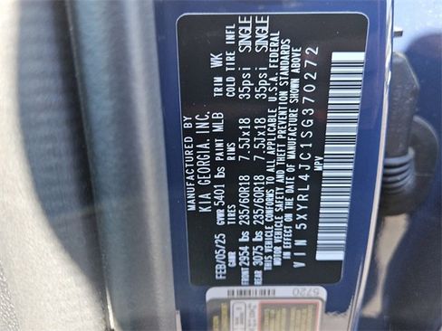 New 2025 Kia Sorento S w/ Panoramic Sunroof Package image 15