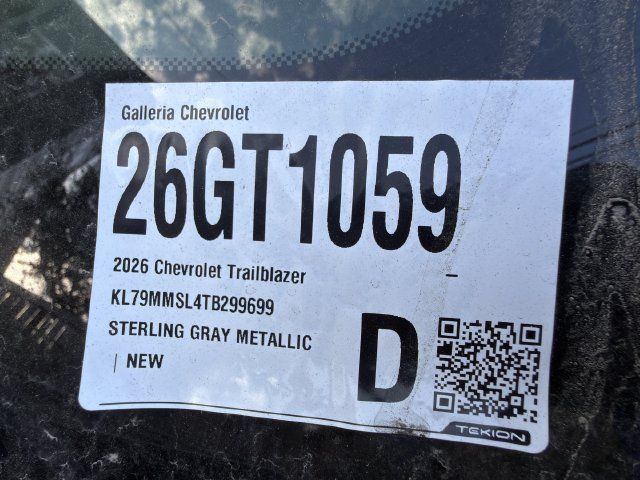 New 2026 Chevrolet TrailBlazer LS w/ LS Convenience Package FWD image 18
