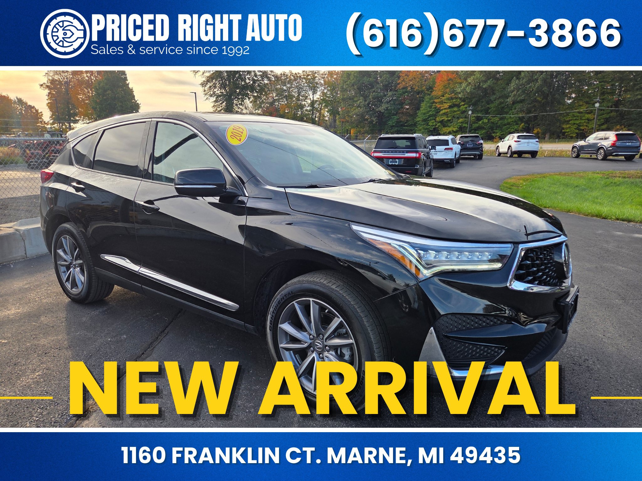 Used 2019 Acura RDX w/ Technology Package AWD/4WD image 1