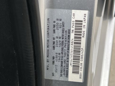 Used 2016 MAZDA MAZDA6 Touring image 34