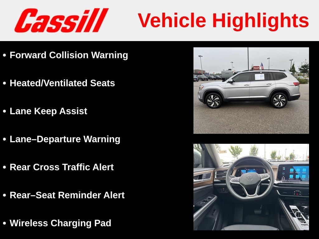 Used 2024 Volkswagen Atlas SE FWD image 14