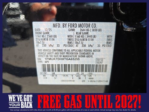 New 2026 Ford Explorer Active w/ Active Comfort Package RWD image 33