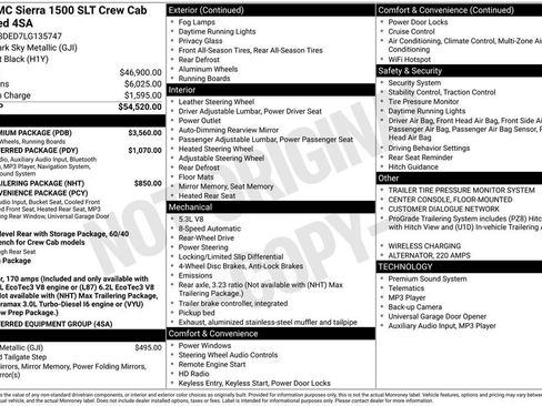 Used 2020 GMC Sierra 1500 SLT w/ SLT Premium Package image 3