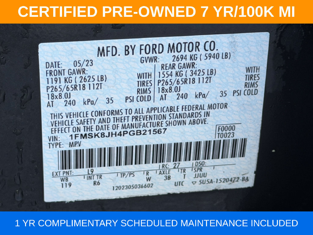 Used 2023 Ford Explorer Timberline w/ Timberline Technology Package AWD/4WD image 34