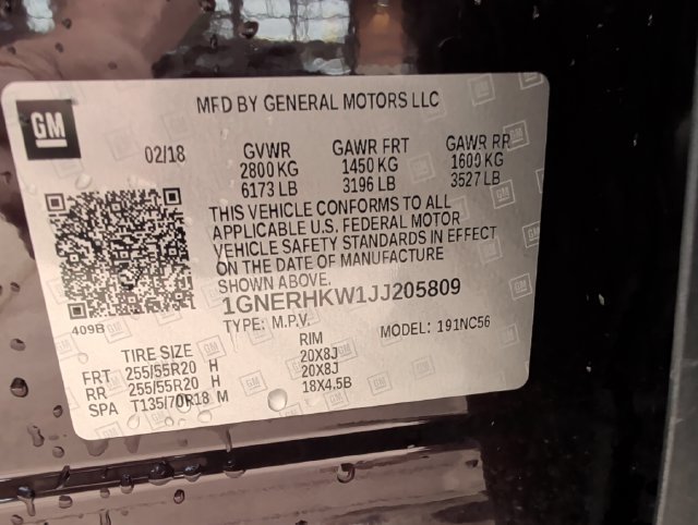 Used 2018 Chevrolet Traverse LT w/ LPO, Floor Liner Package FWD image 29
