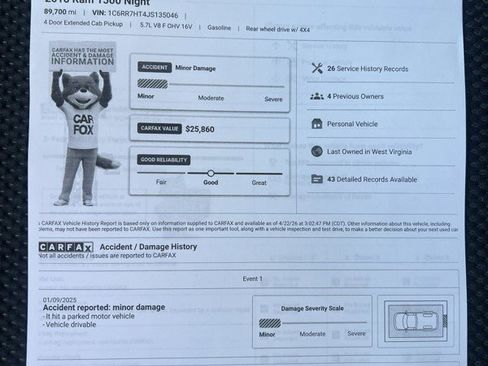 Used 2018 RAM 1500 Sport w/ Convenience Group image 18