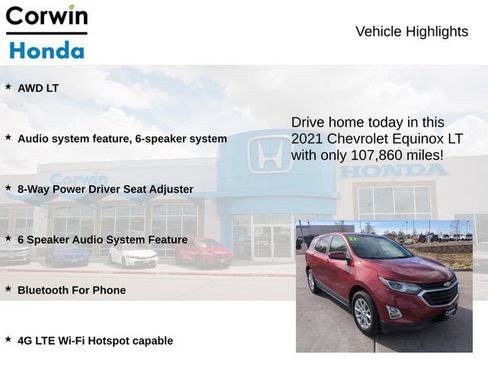 Used 2021 Chevrolet Equinox LT image 6
