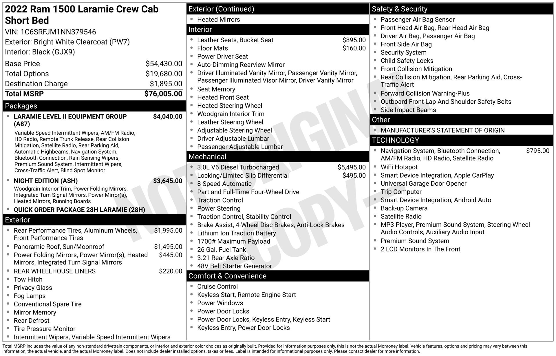 Used 2022 RAM 1500 Laramie AWD/4WD image 4