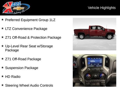 Certified 2021 Chevrolet Silverado 2500 LTZ AWD/4WD image 2