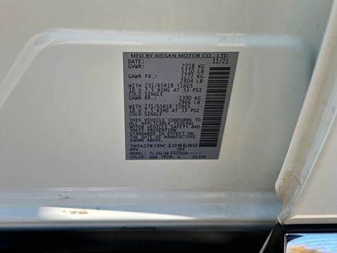 Used 2022 Nissan Murano SV w/ Cargo Package image 34