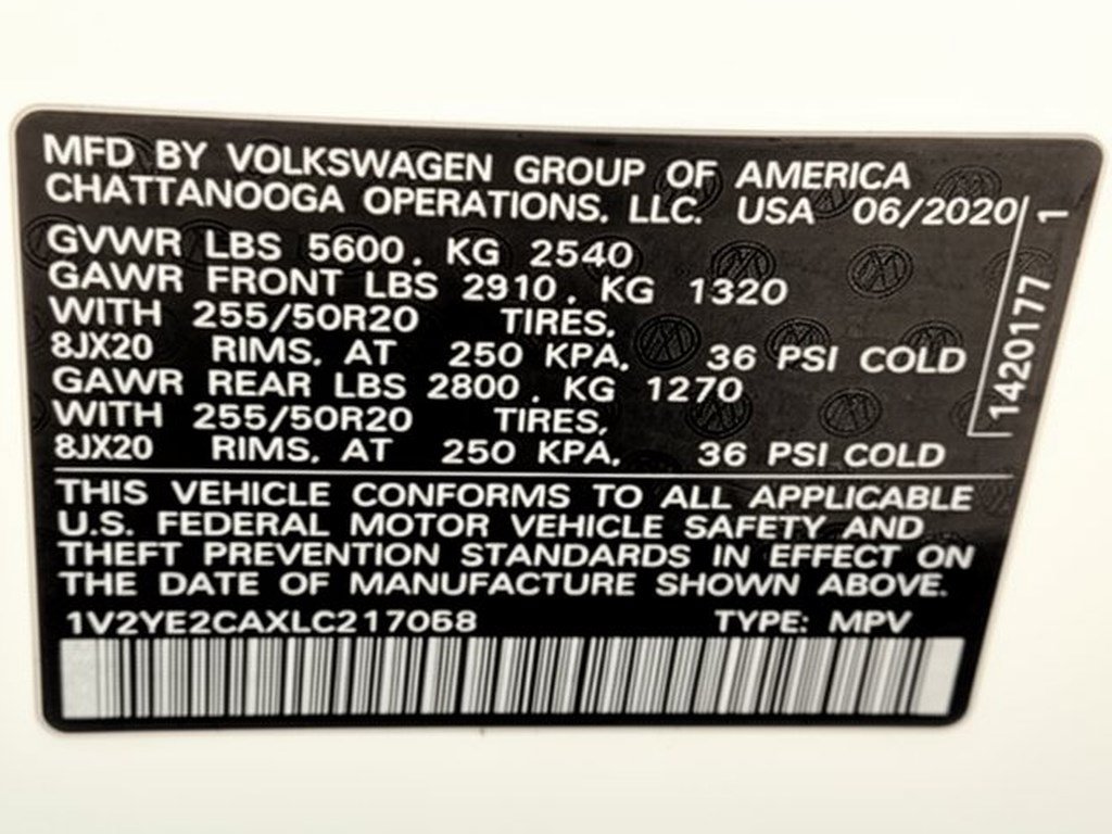 Used 2020 Volkswagen Atlas Cross Sport SE w/ Towing Package FWD image 31