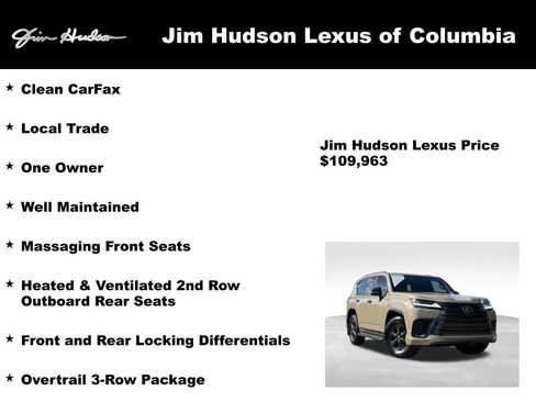 Certified 2025 Lexus LX 700h Overtrail AWD/4WD image 4