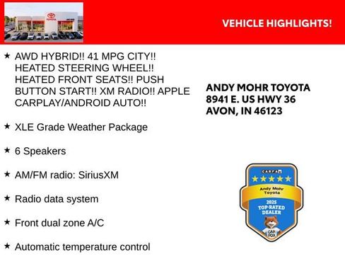 Certified 2021 Toyota RAV4 XLE w/ XLE Grade Weather Package AWD/4WD image 2