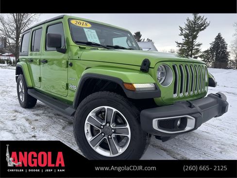 Used 2018 Jeep Wrangler Unlimited Sahara image 1