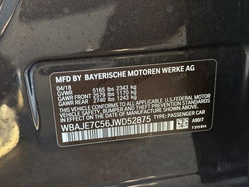 Used 2018 BMW 540i xDrive xDrive image 23