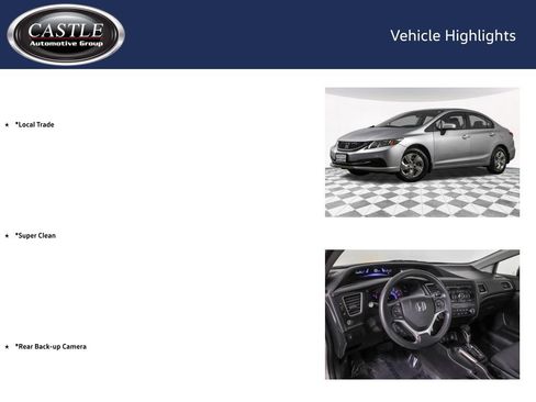 Used 2015 Honda Civic LX image 3