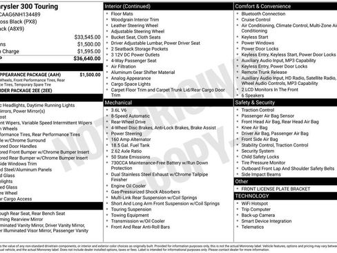 Used 2022 Chrysler 300 Touring w/ Sport Appearance Package image 8