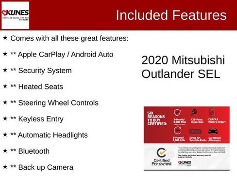 Used 2020 Mitsubishi Outlander SEL image 2