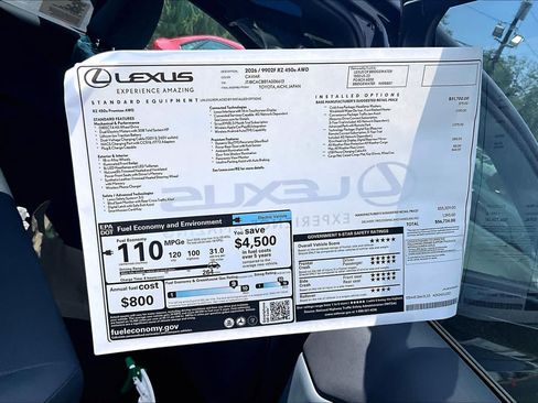 New 2026 Lexus RZ 450e AWD image 13