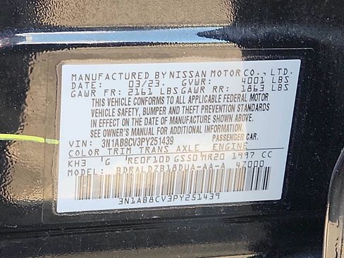 Used 2023 Nissan Sentra SV FWD image 25