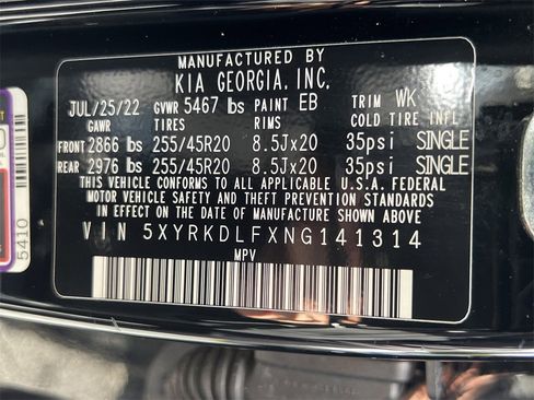 Used 2022 Kia Sorento SX image 32