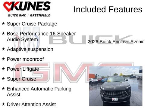New 2026 Buick Enclave Avenir w/ Super Cruise Package image 3