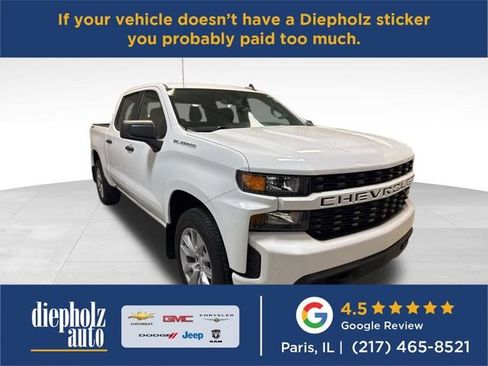 Used 2021 Chevrolet Silverado 1500 Custom image 1