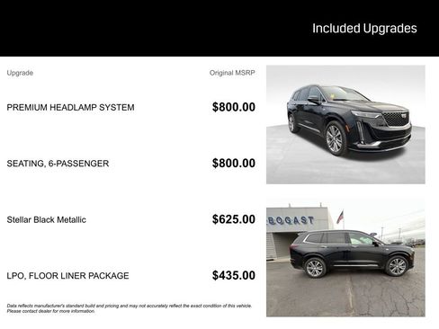 Used 2024 Cadillac XT6 Premium Luxury w/ LPO, Floor Liner Package image 3