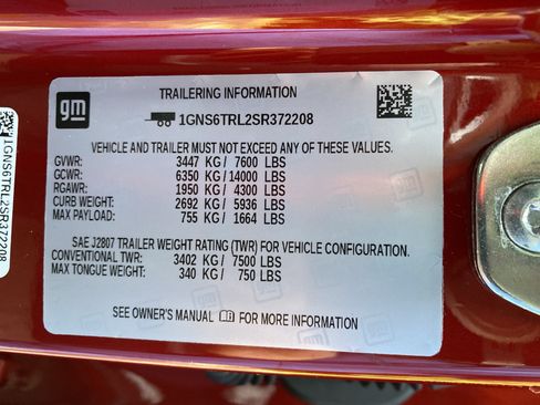 Used 2025 Chevrolet Tahoe High Country AWD/4WD image 42