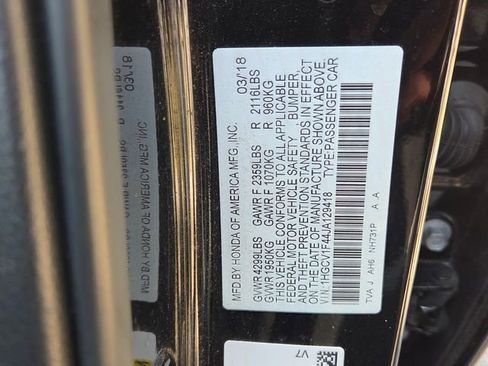 Used 2018 Honda Accord EX image 6