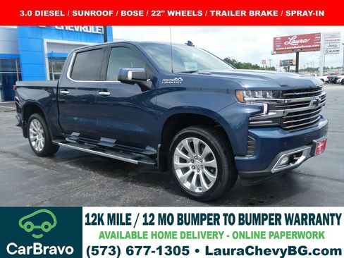 Certified 2021 Chevrolet Silverado 1500 High Country AWD/4WD image 1