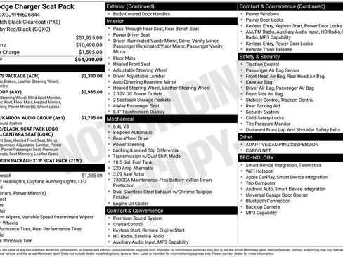 Used 2023 Dodge Charger Scat Pack w/ Dynamics Package RWD image 36