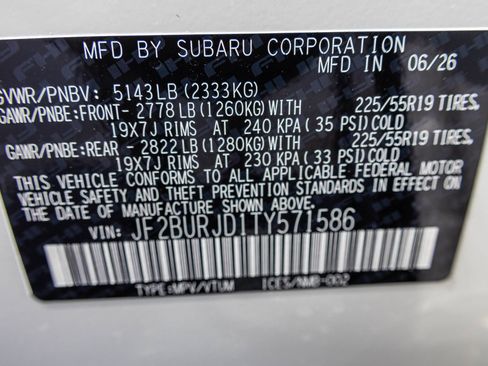 New 2026 Subaru Outback Touring XT AWD/4WD image 47