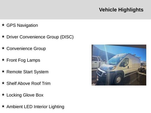 Used 2022 RAM ProMaster 2500 w/ Driver Convenience Group image 2