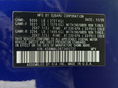 New 2026 Subaru Ascent Bronze Edition image 34