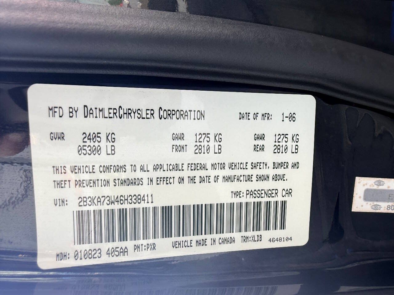 Used 2006 Dodge Charger SRT8 w/ SRT Option Group III RWD image 40