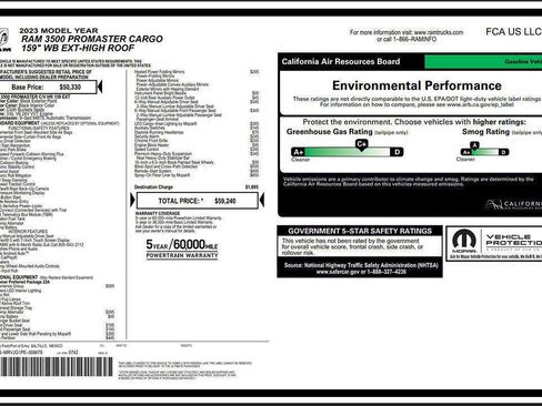 Used 2023 RAM ProMaster 3500 w/ Convenience Group image 7