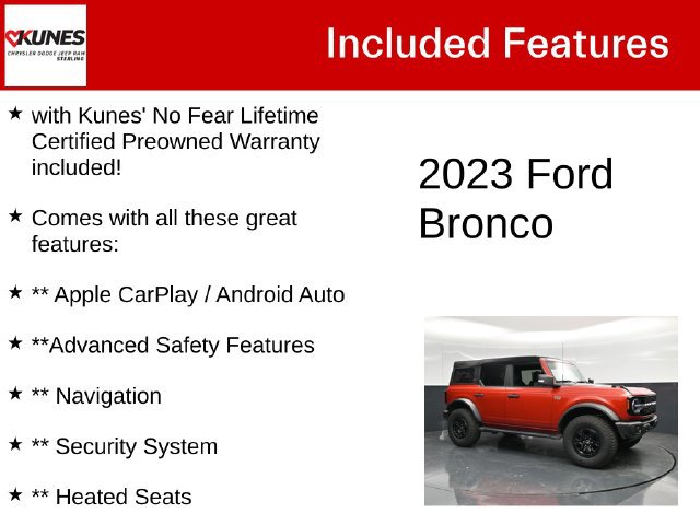 Used 2023 Ford Bronco Wildtrak AWD/4WD image 4