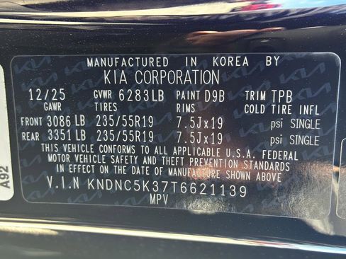 New 2026 Kia Carnival EX FWD image 39