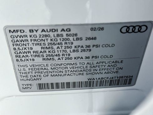 New 2026 Audi Q3 quattro 2.0T AWD/4WD image 28