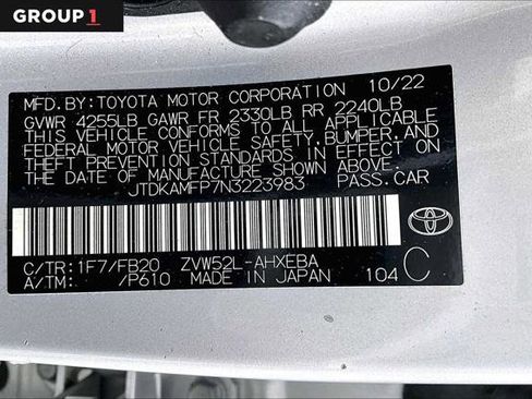 Certified 2022 Toyota Prius Prime LE image 37