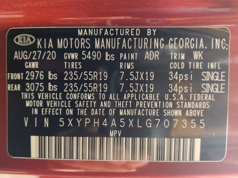 Used 2020 Kia Sorento EX image 33