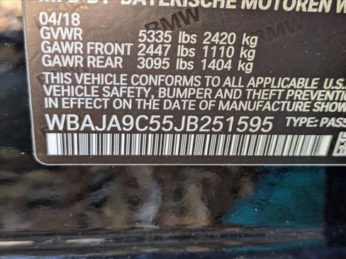 Used 2018 BMW 530e image 17