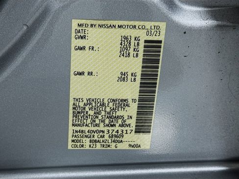 Used 2023 Nissan Altima 2.5 SV FWD image 36