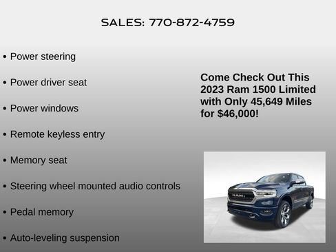 Used 2023 RAM 1500 Limited image 29